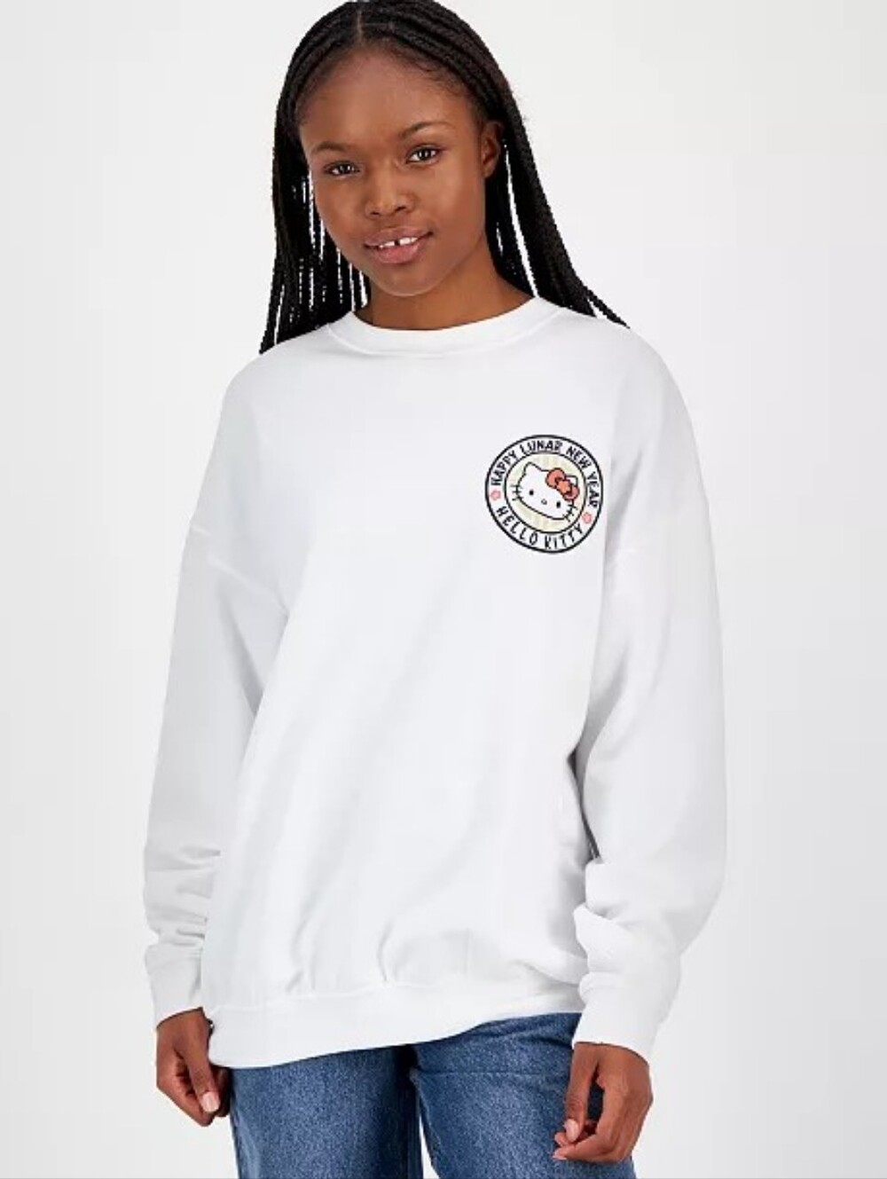 Hello Kitty Lunar New Year Women's Size XL Graphic Sweatshirt New with Tags